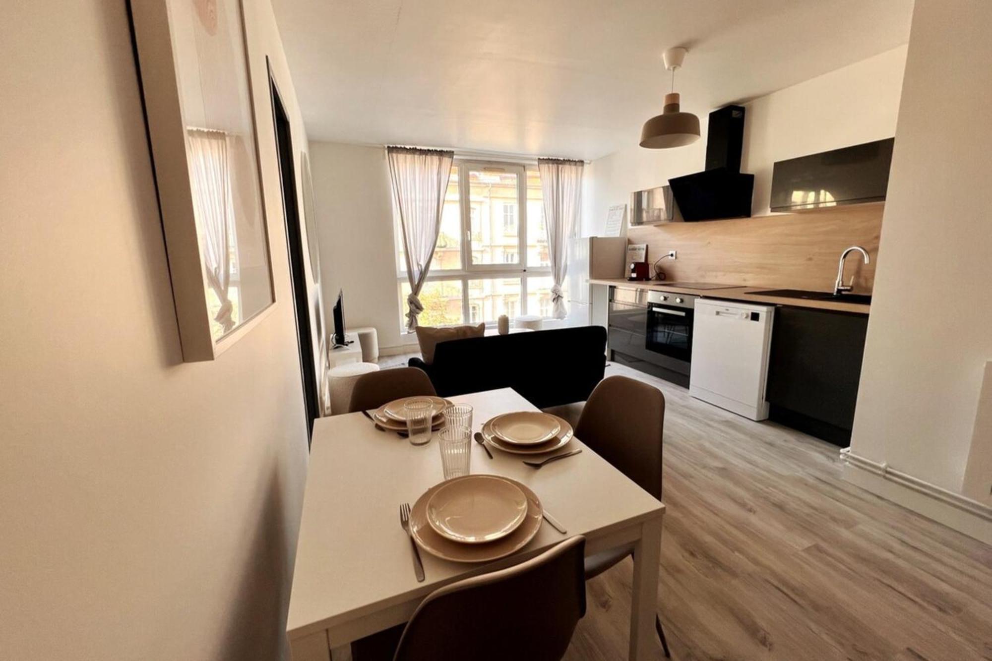Nancy Centre Gare Appartement Renove 3 Chambres Exteriör bild